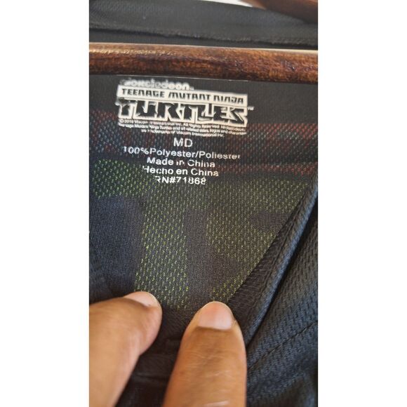 TEENAGE MUTANT NINGA TURTLES 90'S Y2K BASEBALL MOVIE CARTOON JERSEY SIZE MEDIUM - Picture 4 of 4